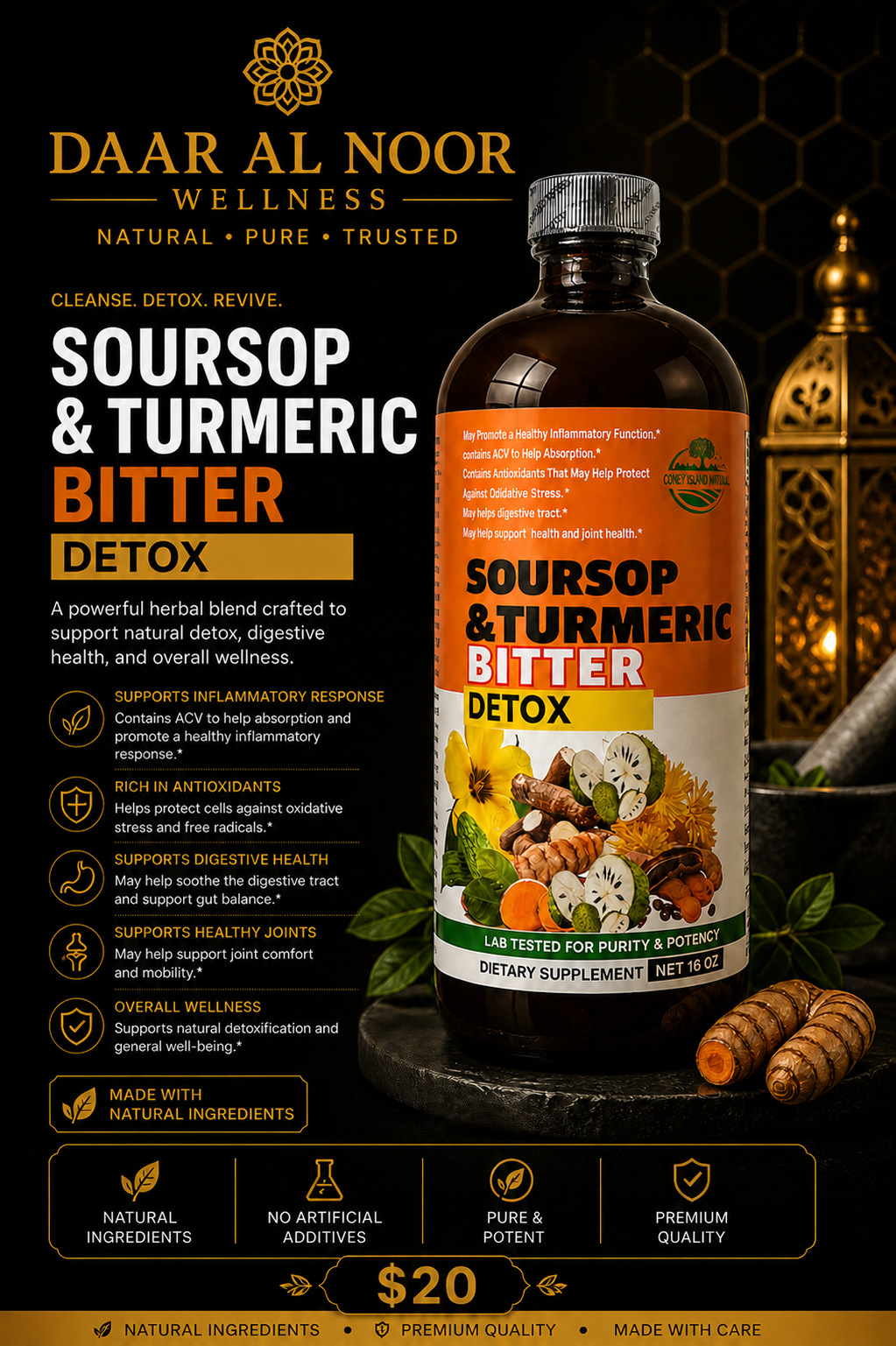 Soursop & Turmeric Bitter Detox