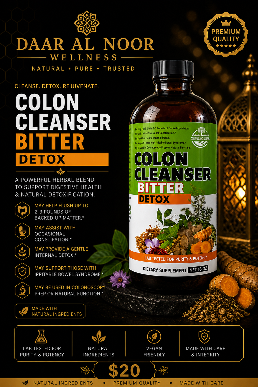 Colon Cleanser Bitter Detox