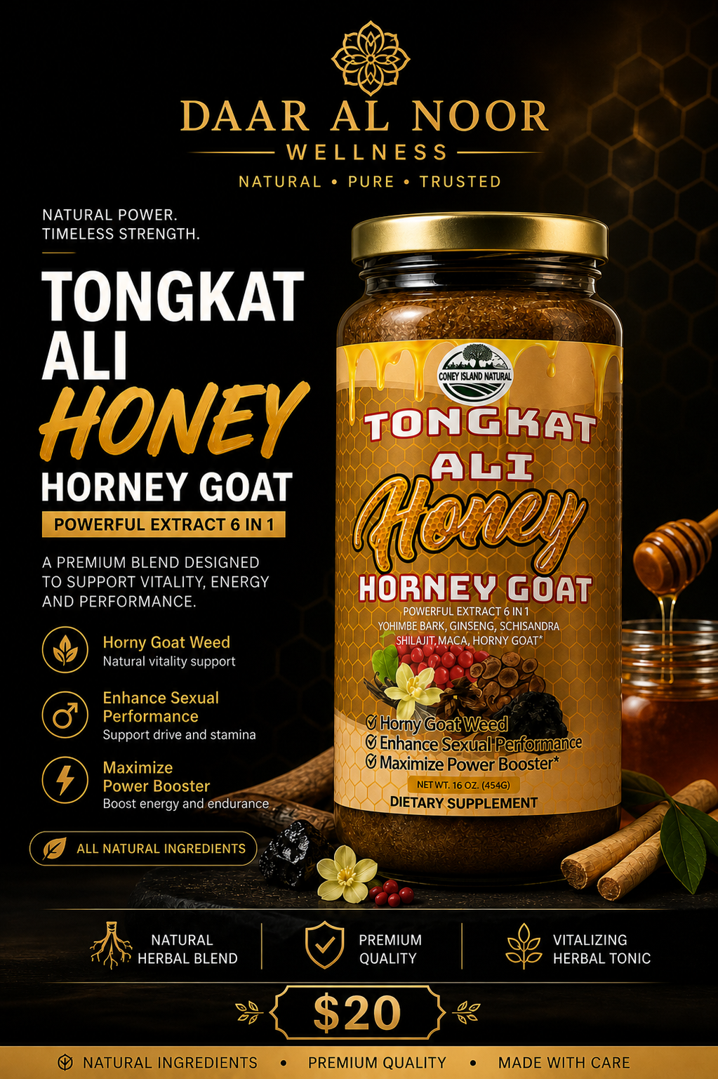 Tongkat Ali (Horney Goat) Honey
