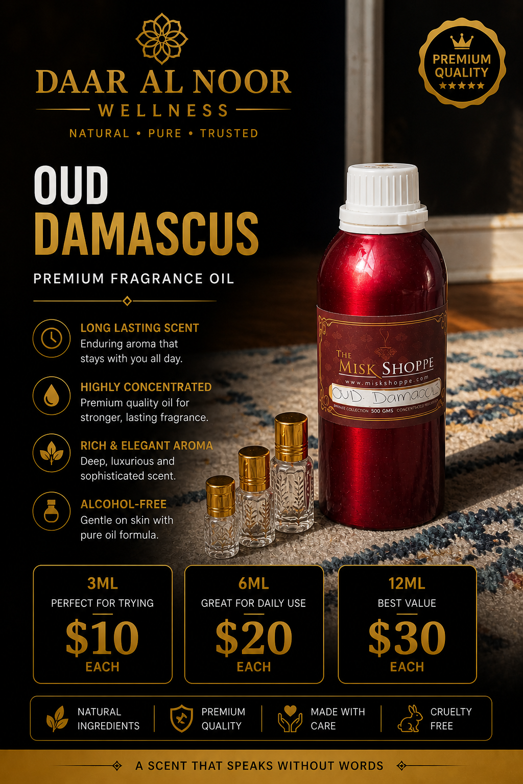 Misk Shoppe Oud Damascus Fragrance