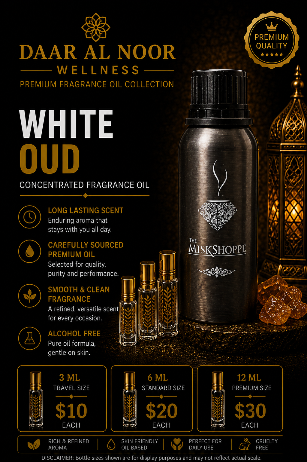 Misk Shoppe White Oud Fragrance