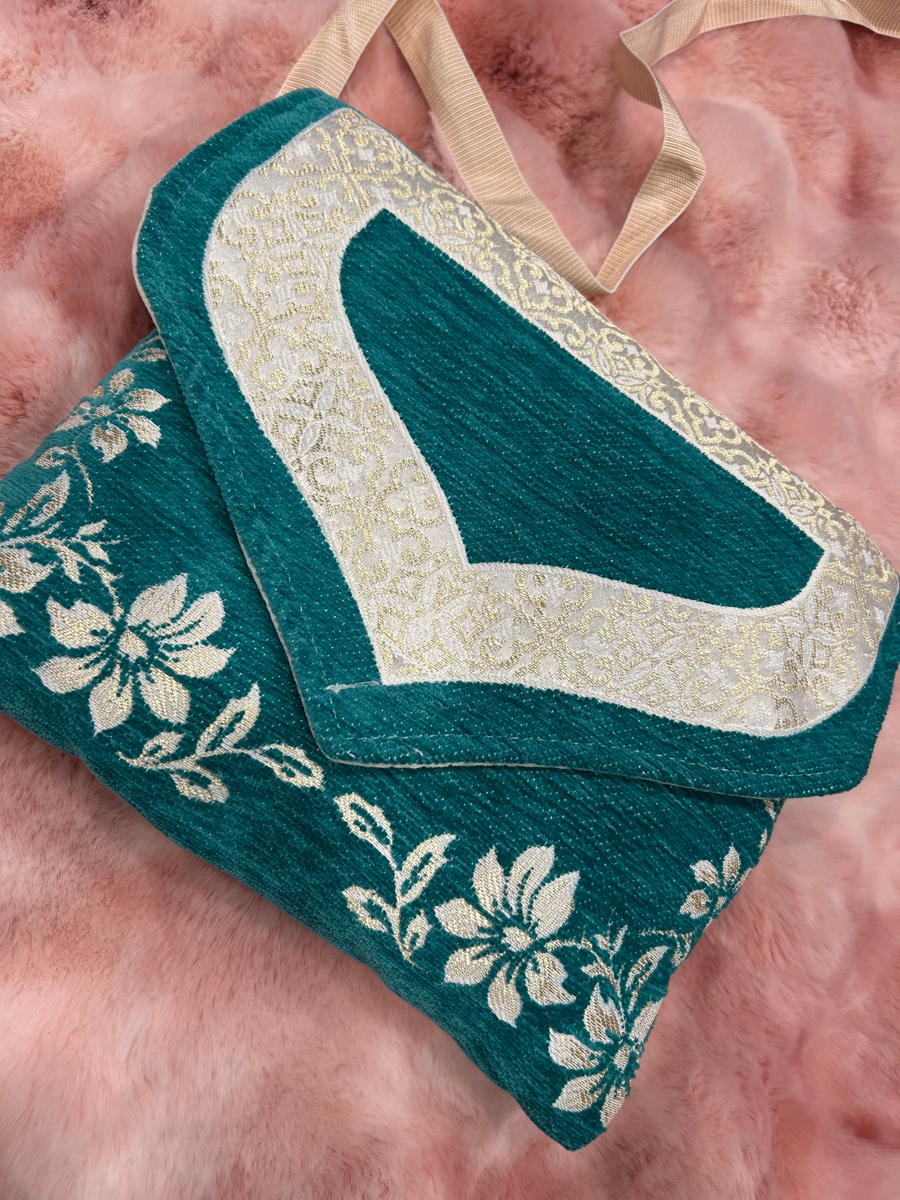 Teal Prayer Rug
